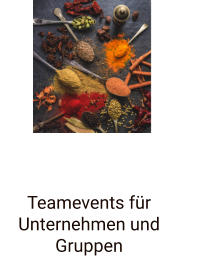 Teamevents für Unternehmen und Gruppen